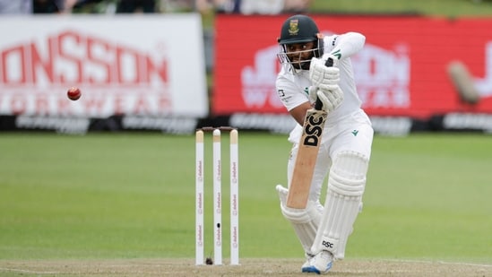 Temba Bavuma in action against Australia