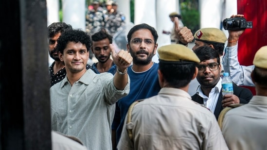 CJP chief spokesperson Saurav Das and national spokesperson Ashutosh Ranka. (File Photo/PTI)