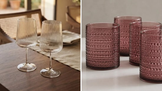 5 ribbed and fluted glassware sets for your everyday drinks
