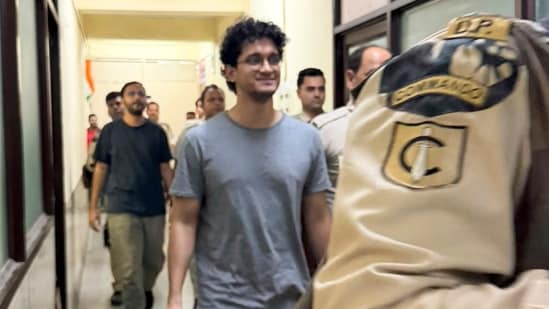 In this image posted on Oct 19, CJP leader Saurav Das is seen during a court proceeding, in Delhi. 