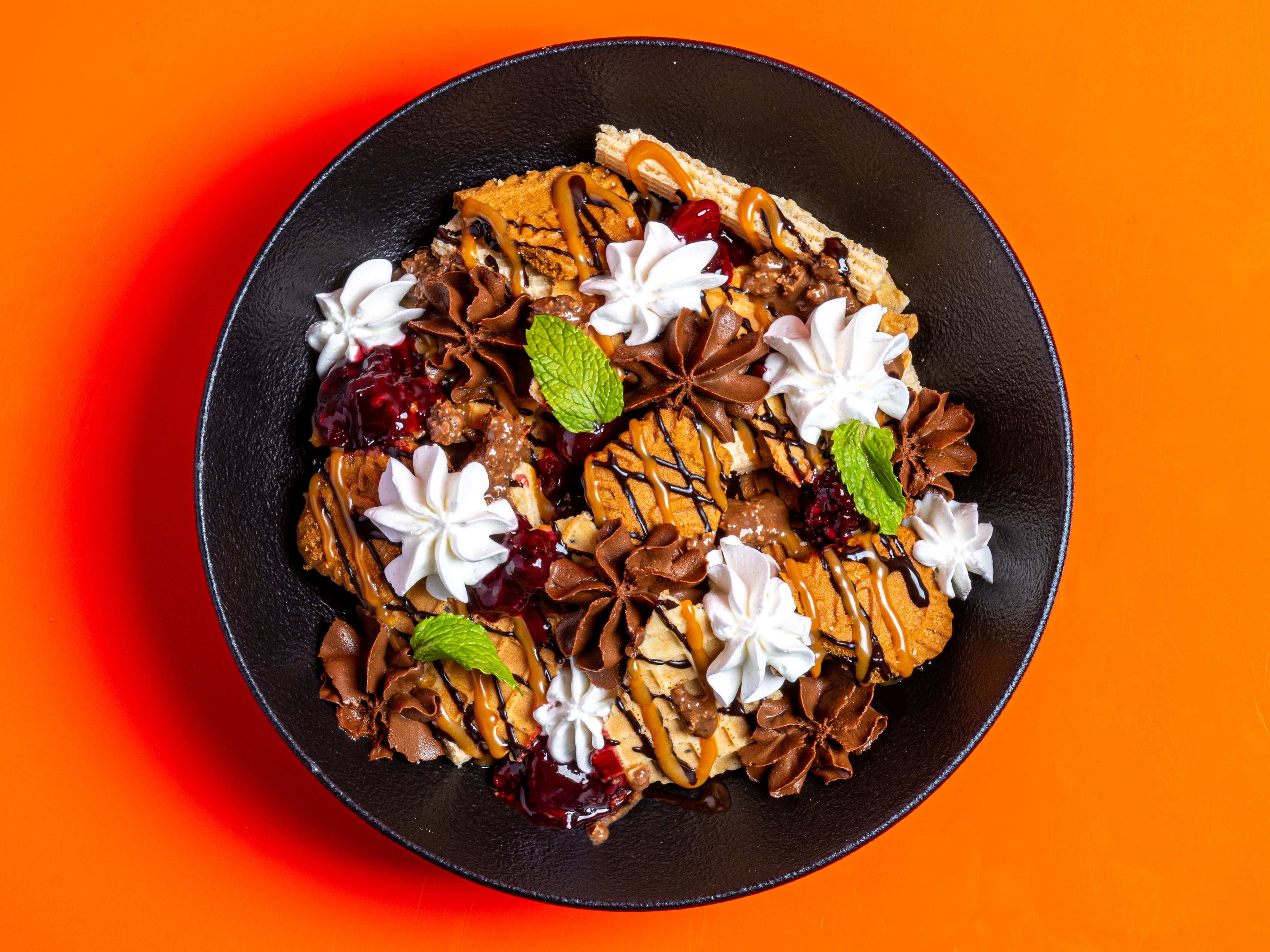 Try this delightful treat with dark chocolate mousse. (Picture credit: Chef Samsul)