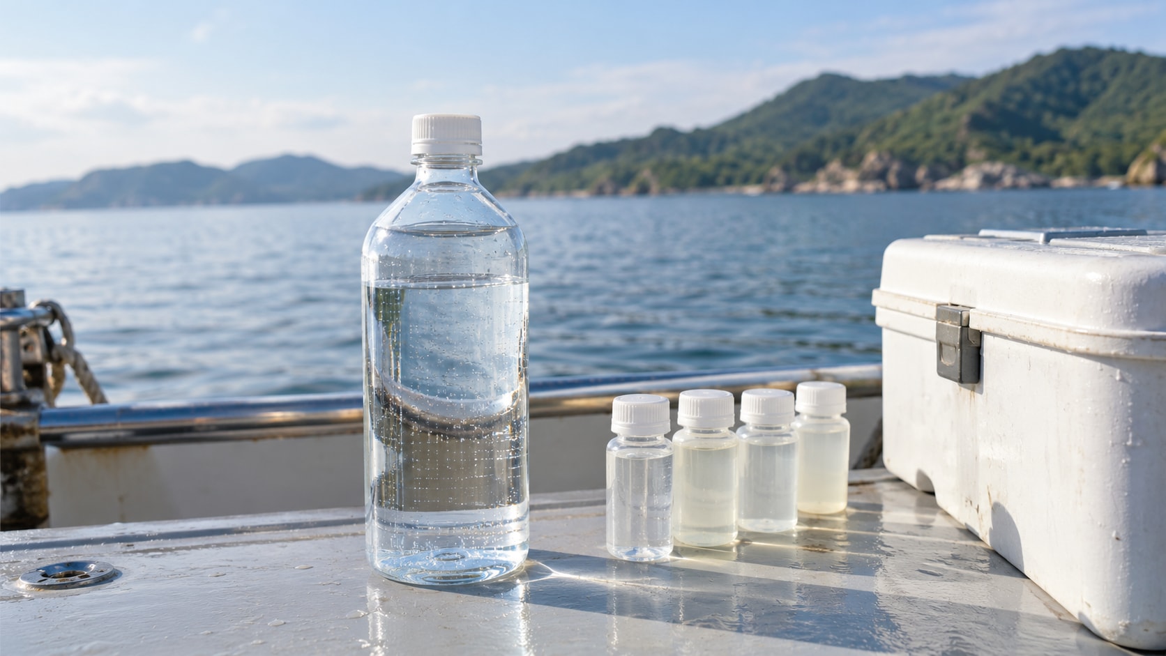 At each of 23 sites, the team collected three one-liter water samples between January and September 2025. (AI-generated/ChatGPT)