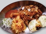 At Nisaba, Manish Mehrotra transforms his raan with a bone marrow gravy.