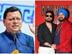 Pushkar Singh Dhami speaks to Mika Singh about Daler Mehndi, says artists welcome in Uttarakhand.(HT file)