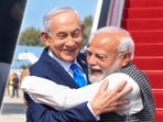 Israeli PM Netanyahu shared a picture with Prime Minister Narendra Modi on X.(@netanyahu)