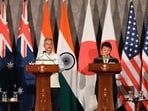 Rubio hinted at Donald Trump’s intent to get Quad roaring, with a potential meeting on the sidelines of the ASEAN summit in November, in an effort clearly aimed at mitigating some of the impacts of the US’s foreign policy. (HT Archive)