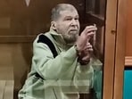 Stephen Hubbard in a photo taken from video released by the Moscow City Court Press Service on October 7.