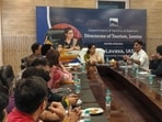 The secretary also stressed upon the officers to accord priority to the development of new tourism experiences and destinations. (HT Photo)
