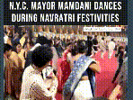 NYC Mayor Zohran Mamdani Joins Garba Dance At Navratri Celebrations In New York #shorts