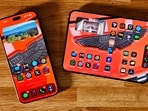The iPhone 18 Pro Max (left) and iPhone Duo reflect Apple's bolder, more playful approach without compromising on craftsmanship. (Vishal Mathur / HT Photo)
