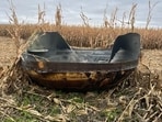 Minnesota officials shared a picture of the 'space object' on Facebook. (Facebook/StevensCountySheriffsOffice)