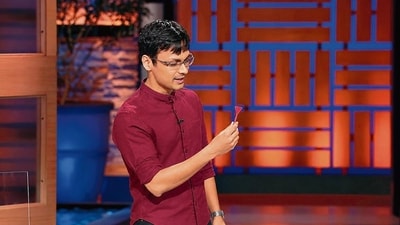 An origami-inspired invention of a spoon, named Polygons, took Kolkata-born designer Rahul Agarwal to Shark Tank USA in June, An origami-inspired invention of a spoon, named Polygons, took Kolkata-born designer Rahul Agarwal to Shark Tank USA in June,