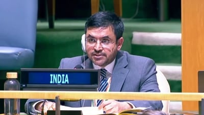 Raghoo Puri, India's First Secretary at the Permanent Mission of India to the UN, expressed “serious concern” over the report. (ANI Video Grab/File)