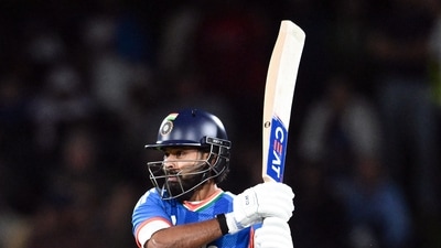 Shreyas Iyer then steadied the ship as he scored an important knock of 42, With Axar Patel he stitched a 45-run stand that got India back into the game. (ANI Pic Service)