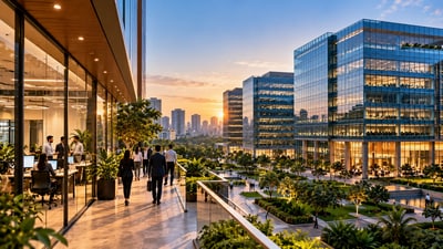 India's modern office parks are at the heart of the GCC expansion, making tenant demand, occupancy and rental performance key factors in understanding the REIT investment landscape. India's modern office parks are at the heart of the GCC expansion, making tenant demand, occupancy and rental performance key factors in understanding the REIT investment landscape.