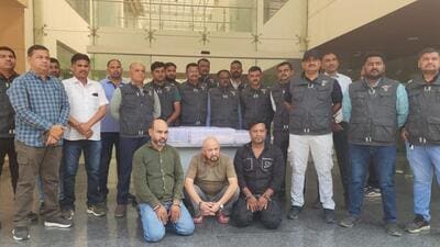 Nokhej also faces at least two drug smuggling cases in 2014 and 2019. Alvi has been booked in cases related to molestation, human trafficking and cheating (Police Photo) Nokhej also faces at least two drug smuggling cases in 2014 and 2019. Alvi has been booked in cases related to molestation, human trafficking and cheating (Police Photo)