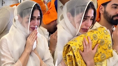 অমৃতসরের স্বর্ণমন্দিরে গিয়ে কান্নায় ভেঙে পড়লেন সারা আলি খান। অমৃতসরের স্বর্ণমন্দিরে গিয়ে কান্নায় ভেঙে পড়লেন সারা আলি খান।
