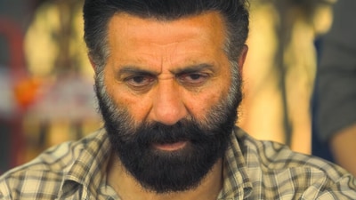 Sunny Deol in a still from the teaser of the film. Sunny Deol in a still from the teaser of the film.