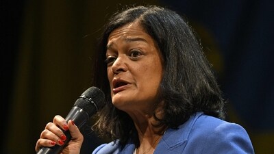 Pramila Jayapal was born in Chennai, India, and moved to the US at 16. (AFP) Pramila Jayapal was born in Chennai, India, and moved to the US at 16. (AFP)