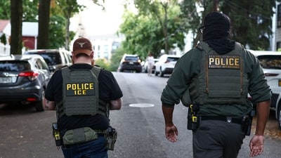 The US Immigration and Customs Enforcement (ICE) has launched a nationwide operation targeting undocumented immigrants. (AFP) The US Immigration and Customs Enforcement (ICE) has launched a nationwide operation targeting undocumented immigrants. (AFP)