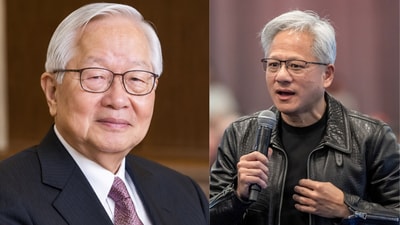 TSMC founder Morris Chang and Nvidia CEO Jensen Huang. TSMC founder Morris Chang and Nvidia CEO Jensen Huang.