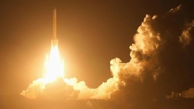 An H3 rocket lifts off from the Tanegashima Space Center in Kagoshima prefecture, southern Japan (AP) An H3 rocket lifts off from the Tanegashima Space Center in Kagoshima prefecture, southern Japan (AP)