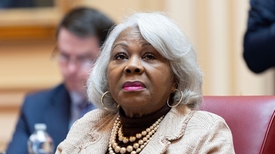 Virginia Senate President pro tempore Louise Lucas, D-Portsmouth, listens to debate on the Senate floor, Feb. 17. (AP Photo/Ryan M. Kelly)
