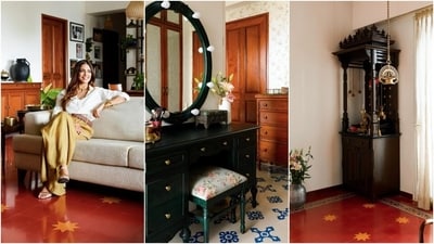 Inside Malavika Mohanan's stunning home in Mumbai. (AD India) Inside Malavika Mohanan's stunning home in Mumbai. (AD India)