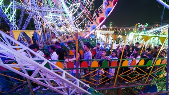 Police found that the fair was only permitted to open until 11pm, while the accident took place after midnight. (Raj K Raj/ HT Photo)
