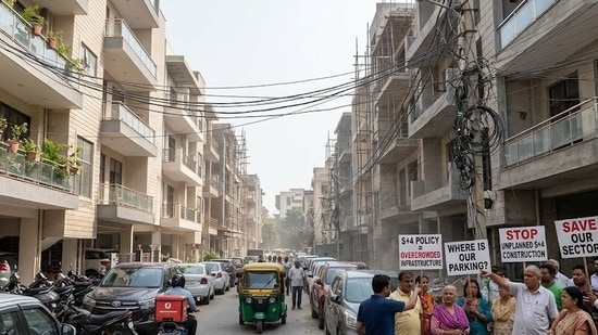 Gurugram’s stilt-plus-four (S+4) housing policy has become a flashpoint between urban development and infrastructure planning. (Photo for representational purposes only)