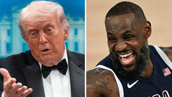 Donald Trump Trump reignited his criticism of LeBron James, accusing the NBA star of showing disrespect toward the US national anthem.