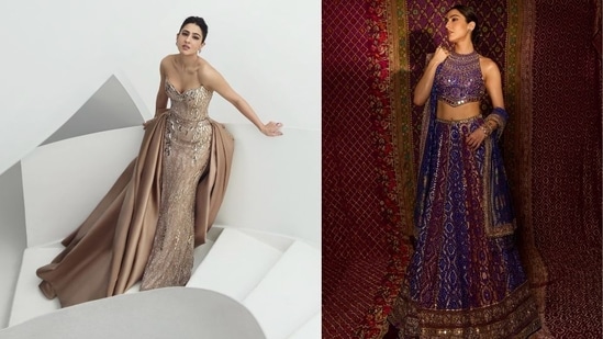 Sara Ali Khan dazzles in two stunning Gaurav Gupta and Manish Malhotra ensembles