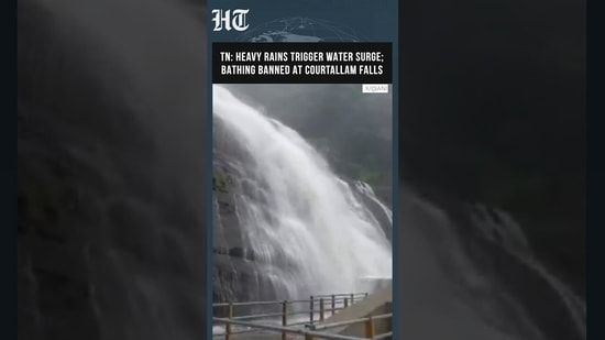 Tamil Nadu: Heavy Rains Trigger Water Surge at Courtallam Falls | HT India