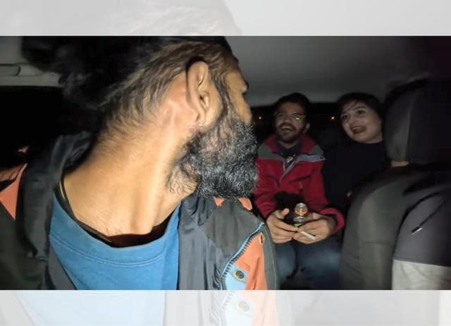 Pulkit Chaudhary’s Couchsurfing host took him to winter solstice party in in the Kerman province of Iran. (INSTAGRAM/@TheTallTrotter) Pulkit Chaudhary’s Couchsurfing host took him to winter solstice party in in the Kerman province of Iran. (INSTAGRAM/@TheTallTrotter)