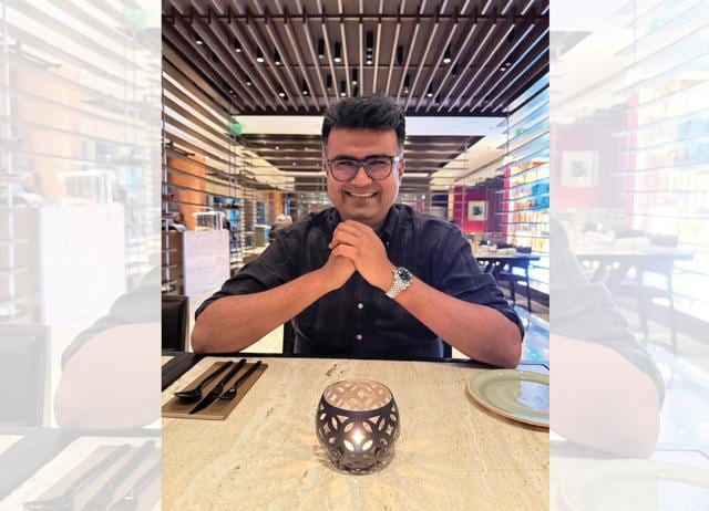Businessman Siddharth Bhimani uses an old-school Nokia flip phone to reduce screen time on weekends.