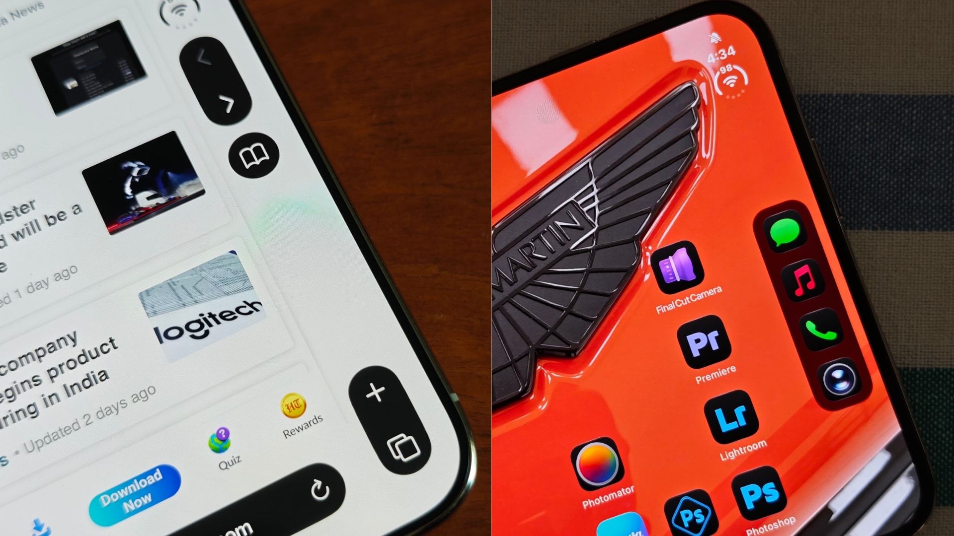 The iPhone Duo is India's most expensive foldable phone. Apple has not merely forced iOS onto a foldable form factor but made thoughtful software changes along the way. (Vishal Mathur / HT Photo) The iPhone Duo is India's most expensive foldable phone. Apple has not merely forced iOS onto a foldable form factor but made thoughtful software changes along the way. (Vishal Mathur / HT Photo)