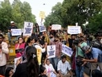 Anti-CEC protests LIVE: Students and citizens raise slogans as they conduct a march from the Press Club of India under the banner ‘Reclaim Jantar Mantar’, demanding the resignation of CEC Gyanesh Kumar, in New Delhi.(ANI)