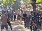 Siang Superintendent of Police Kamdam Sikhom said around 150 to 200 protesters from Upper Siang district, particularly Geku and Komkar, arrived at Dite-Dime in Siang district around 7 am and attempted to enter the district.
