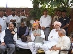Chouhan advised farmers owning three to five acres to begin natural farming on at least one acre, learn the complete process and assess its benefits before expanding it to the remaining land. (HT Photo)