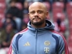 Bayern Munich manager Vincent Kompany was rushed to hospital after collapsing while watching a training session.(AFP)