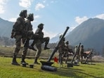 Randhir Jaiswal noted that the situation along the India-China border areas gets ‘disturbed from time to time when Chinese forces deviate from established patrolling patterns. (In picture: File photo of Indian army personnel carrying out drills at Kibithu close to the Line of Actual Control (LAC) in Anjaw district of Arunachal Pradesh)(PTI/Representational image)