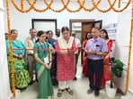 Vice-chancellor Prof Soniya Nityanand inaugurated the DNA Fingerprinting Laboratory (HT Photo)