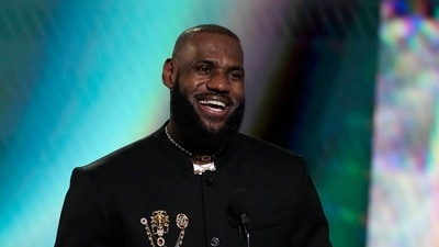 After Trump accused him of disrespecting the national anthem during a warm-up, LeBron James dismissed the controversy as a slow news day. (Mark Terrill/Invision/AP)