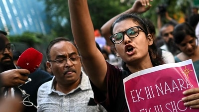 Delhi high court dismisses AISA president Neha Bora’s plea against police notice over ‘Lehra Do Tiranga’ march. (AFP)