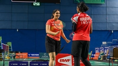 Thulasimathi Murugesan and Manasi Girishchandra won gold at the Para Asian Games 2026. (@joshi.manasi/Instagram) Thulasimathi Murugesan and Manasi Girishchandra won gold at the Para Asian Games 2026. (@joshi.manasi/Instagram)