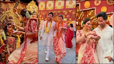 দুর্গা মা-কে বরণ করে ট্রোল, বিতর্কে মুখ খুললেন নুসরত জাহান।
