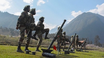 Randhir Jaiswal noted that the situation along the India-China border areas gets ‘disturbed from time to time when Chinese forces deviate from established patrolling patterns. (In picture: File photo of Indian army personnel carrying out drills at Kibithu close to the Line of Actual Control (LAC) in Anjaw district of Arunachal Pradesh) (PTI/Representational image)