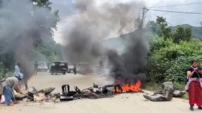 Police in Manipur are probing the killing of three Meitei youths (ANI Video Grab) Police in Manipur are probing the killing of three Meitei youths (ANI Video Grab)