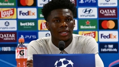 Aurelien Tchouameni addresses the reported Real Madrid dressing-room bust-up with Federico Valverde. (AFP) Aurelien Tchouameni addresses the reported Real Madrid dressing-room bust-up with Federico Valverde. (AFP)