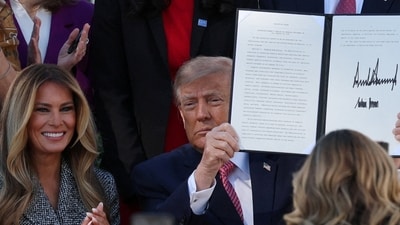 Melania Trump worked with Russian and Ukrainian leaders to establish the terms of the localised ceasefire. (Representative Image/REUTERS)